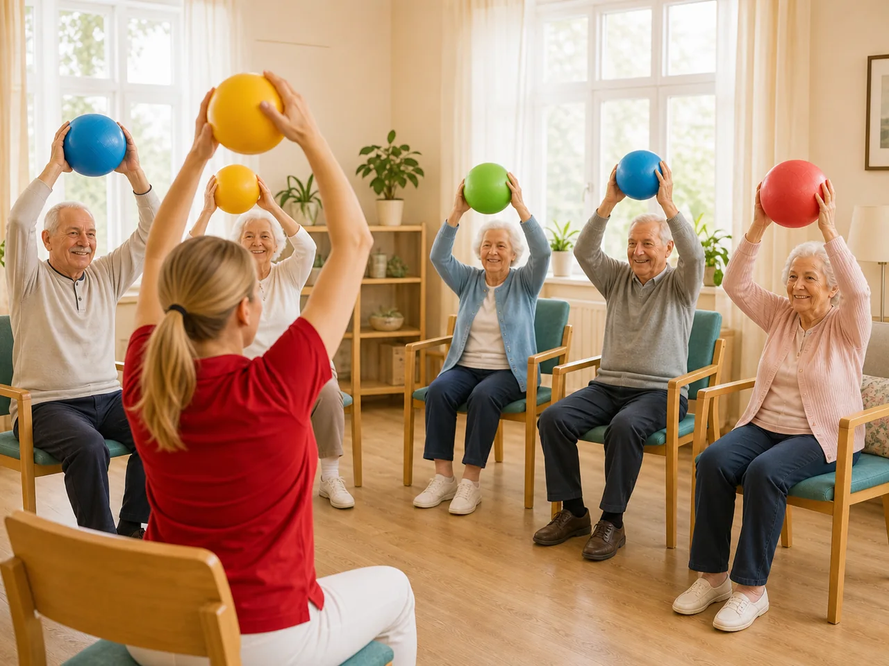 Gemeinsame Bewegung und Sport in der Tagespflege