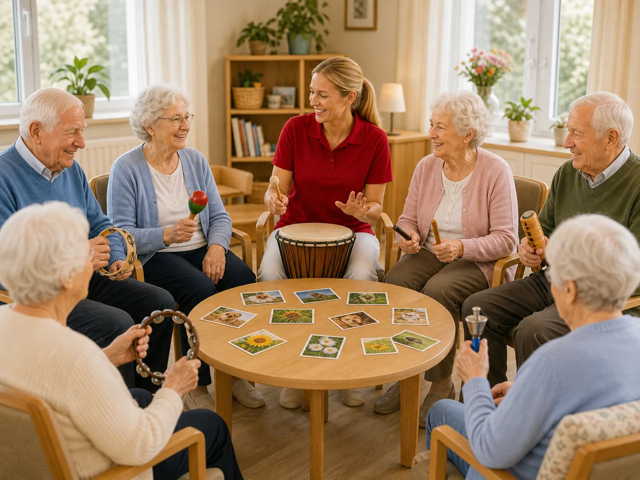 Musikalisches Gruppenangebot mit älteren Menschen