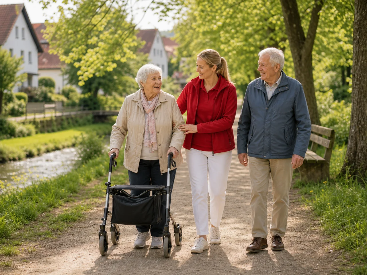 Begleiteter Spaziergang im Grünen